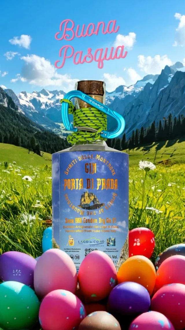 Una Buona Pasqua a tutti!!!
📍 Alpi in fiore. Gin in vetta. 🌸🌿 La neve si ritira, i rododendri sbocciano, l’aria profuma di libertà. È tempo di salire — o di sorseggiare qualcosa che viene da lassù.
🥃 Gin Porta di Prada Distillato artigianalmente sul Lago di Como, con miele di rododendro e acqua della Valsassina. Un London Dry Gin che porta nel bicchiere tutto il respiro delle Montagne e del Lago.

🌿 Bevi responsabilmente, sogna liberamente